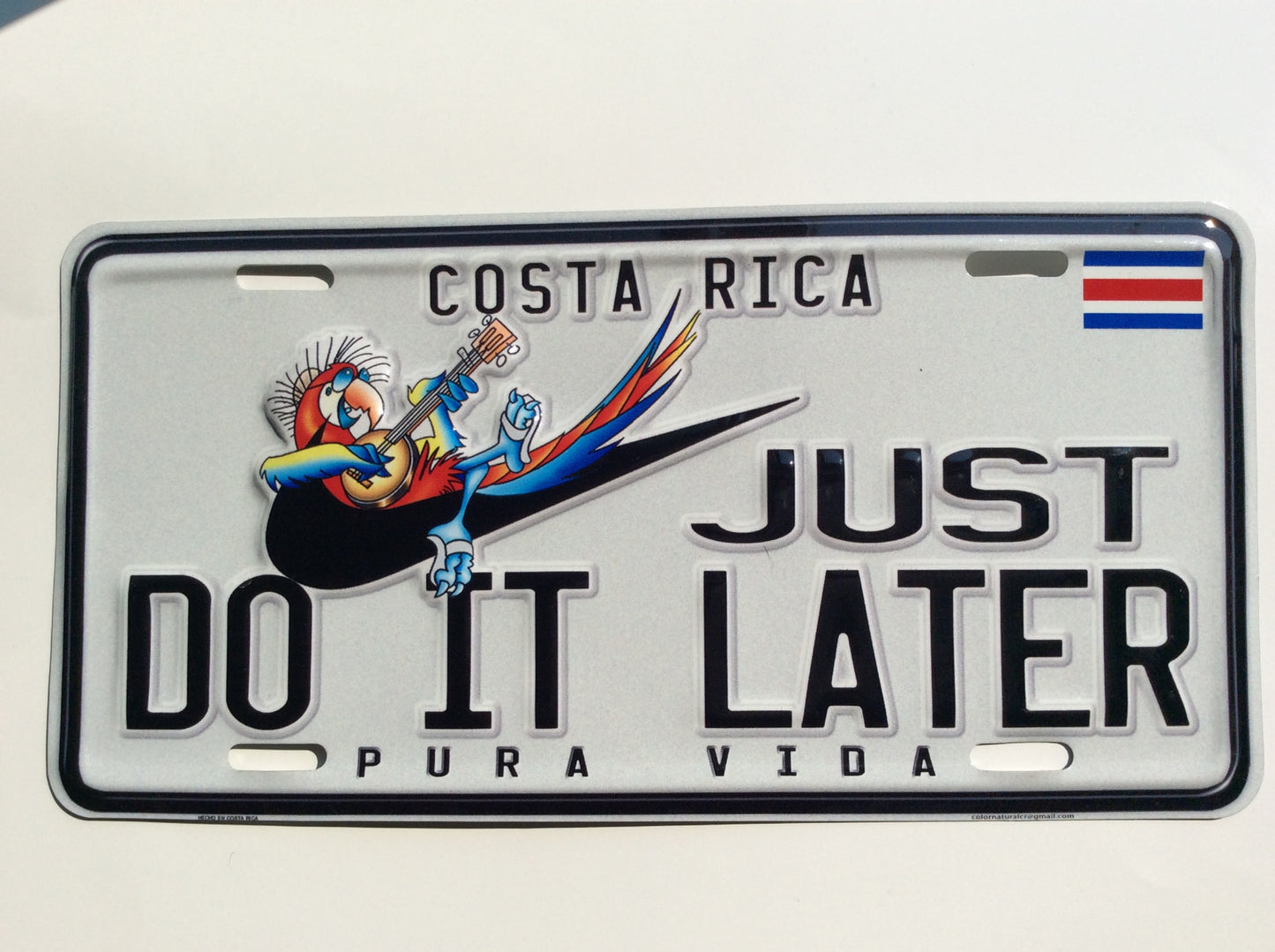 COSTA RICA PURA VIDA CENTRAL AMERICA LICENSE PLATE CRLP 5