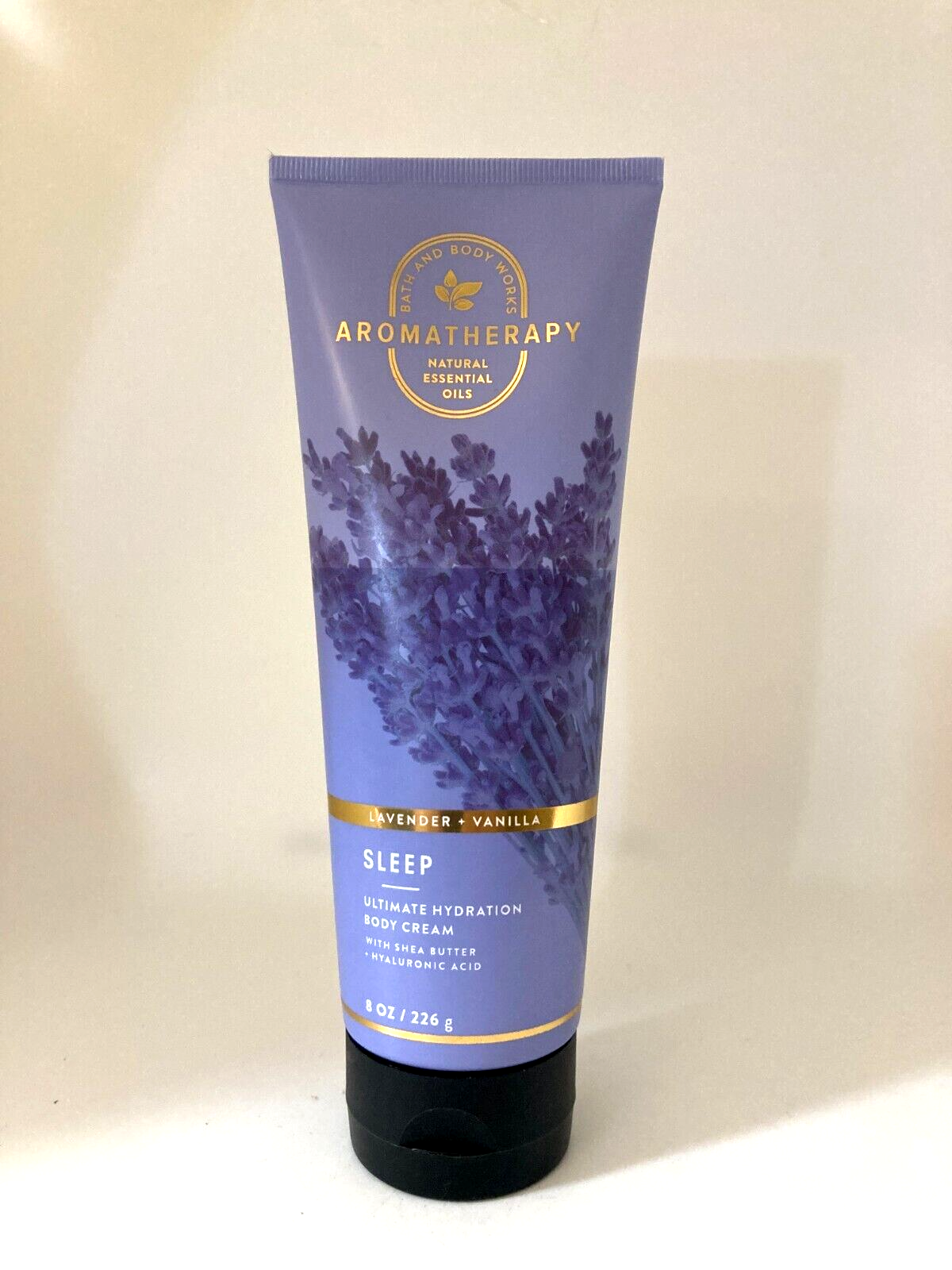 NEW Bath & Body Works Aromatherapy Lavender Vanilla Body Cream 8 oz