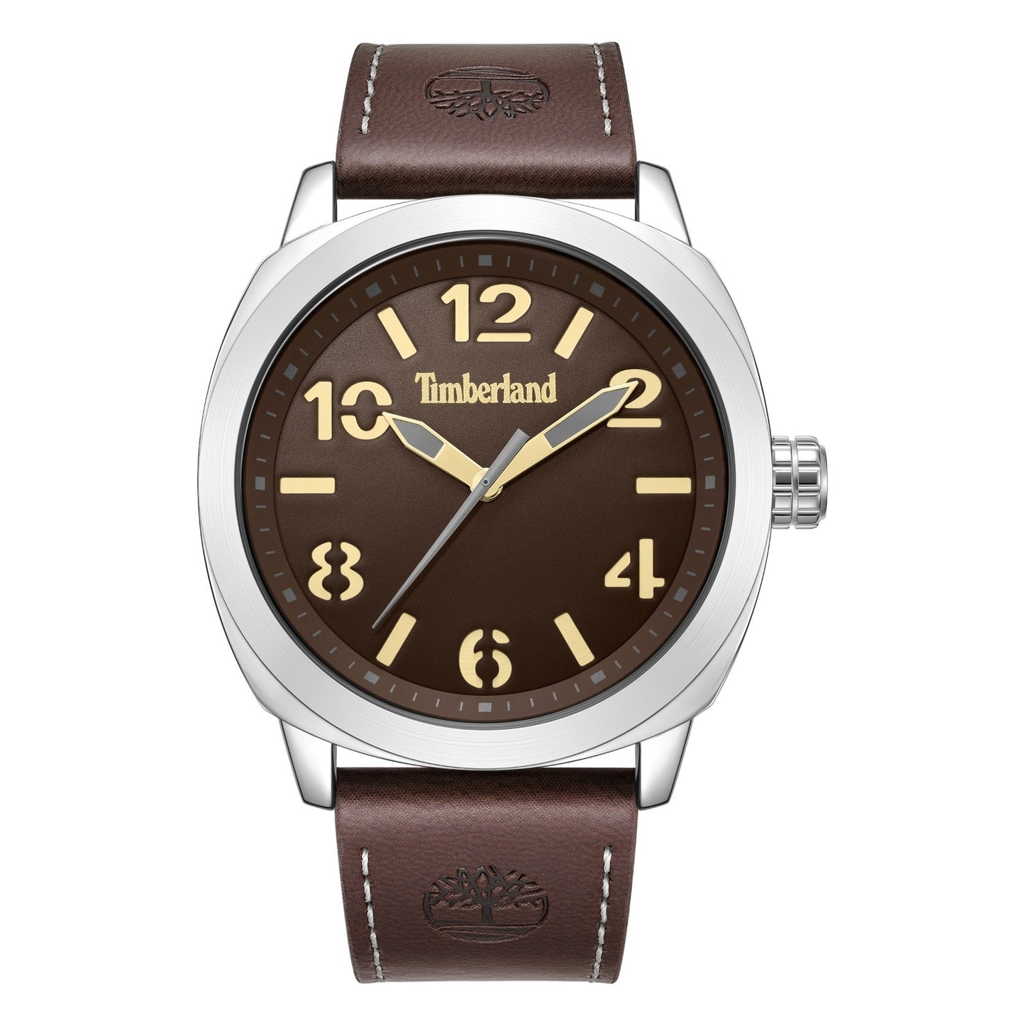 Timberland Men's Analog Watch With Brown Leather Band TDWGA9009201
