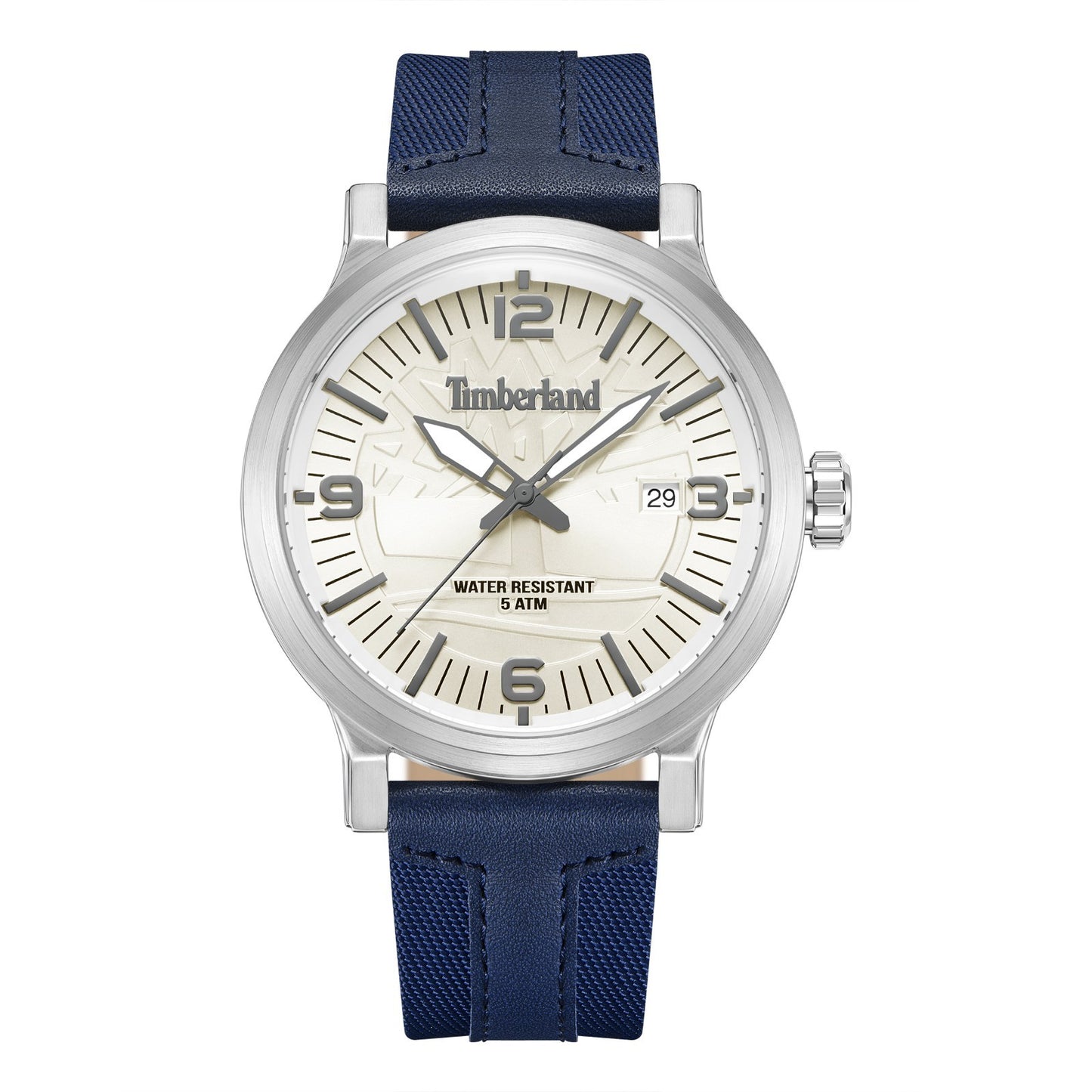 Timberland Men's Analog Watch With Blue Leather Band TDWGN0029101