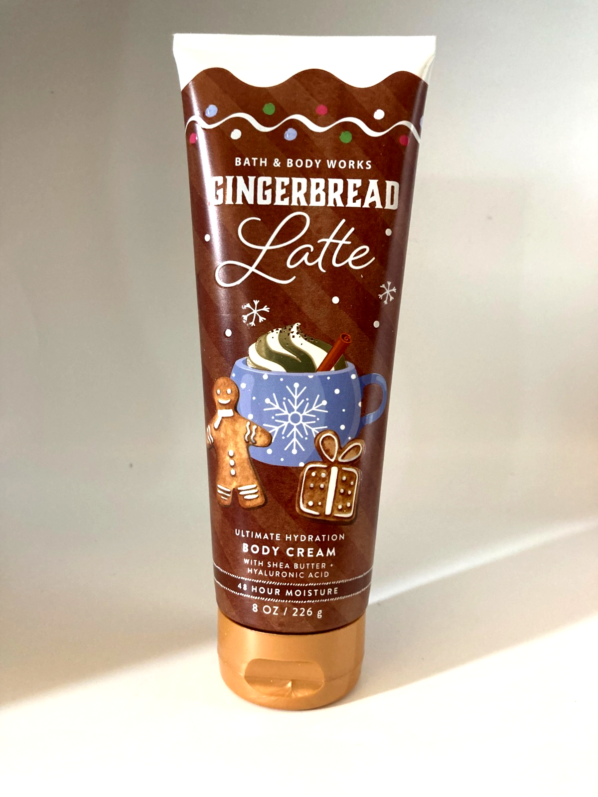 Bath & Body Works Gingerbread Latte Ultimate Hydration Body Cream Full Size 8oz