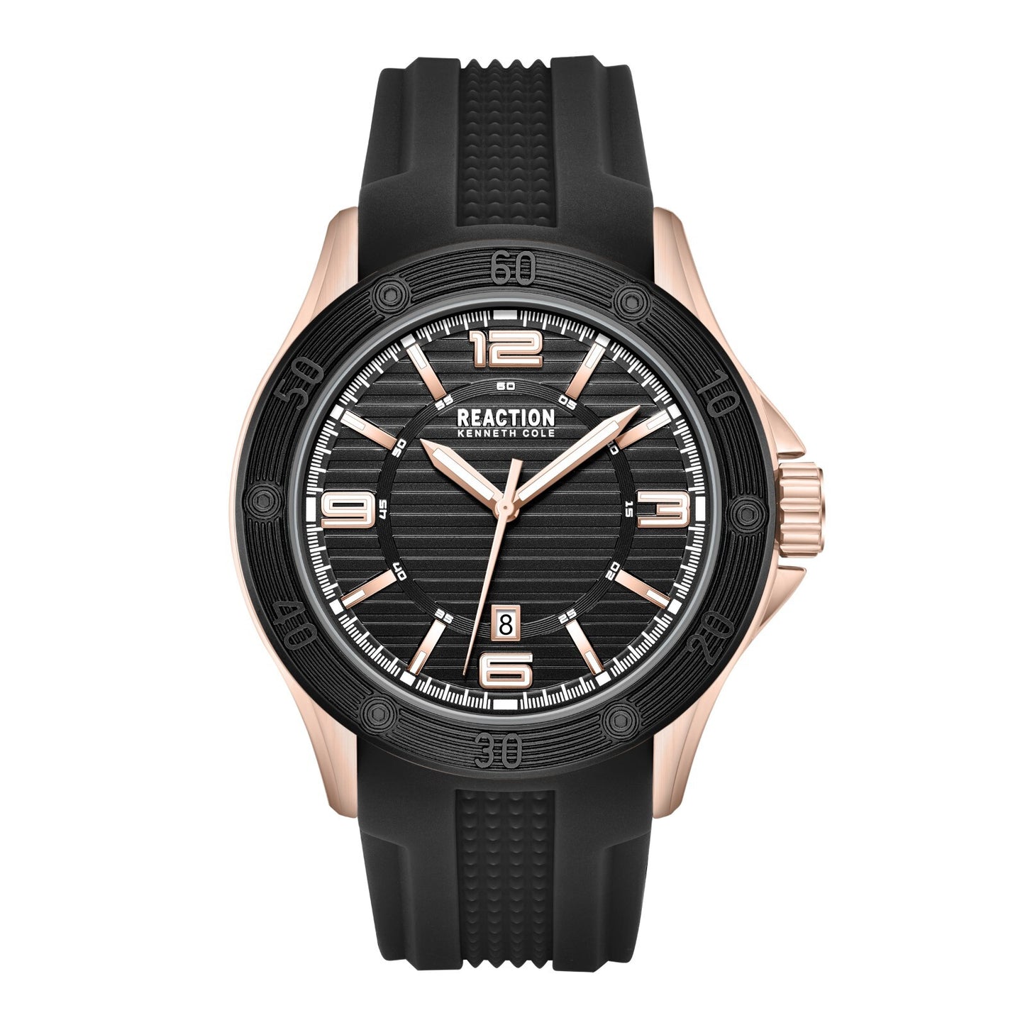 Kenneth Cole Reaction Men's Analog Watch With Silicone Strap KRWGN7004703