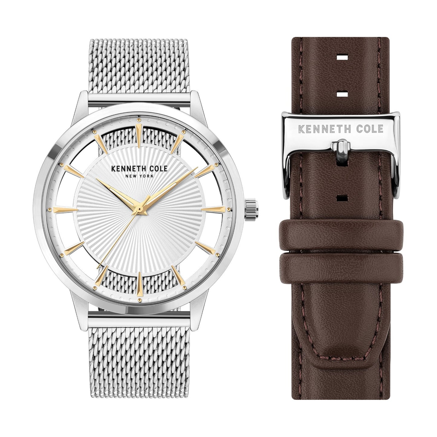 Kenneth Cole New York Men's Transparency Dial Watch Interchangeable Band KCW4762