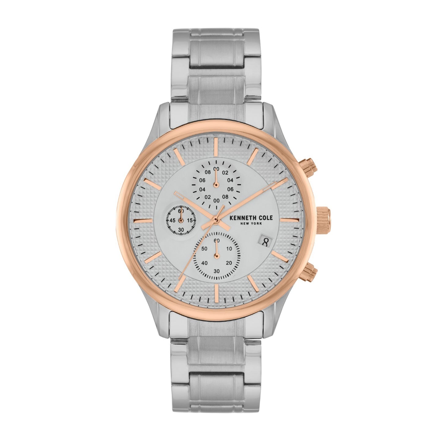 Kenneth Cole New York Men Multi Function Watch With Stainless Band KC50956004