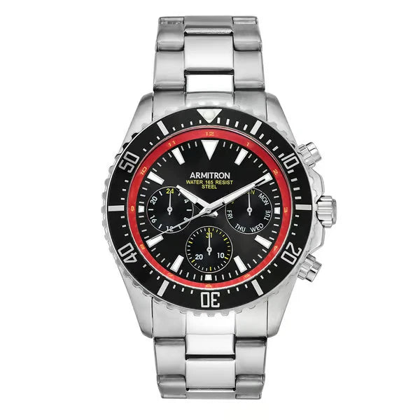 Armitron Men's Stainless Steel Muti Function Watch - 20-5351BRSV