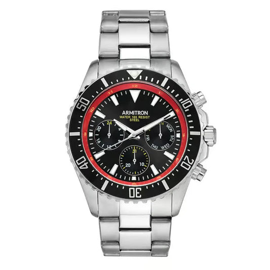 Armitron Men's Stainless Steel Muti Function Watch - 20-5351BRSV