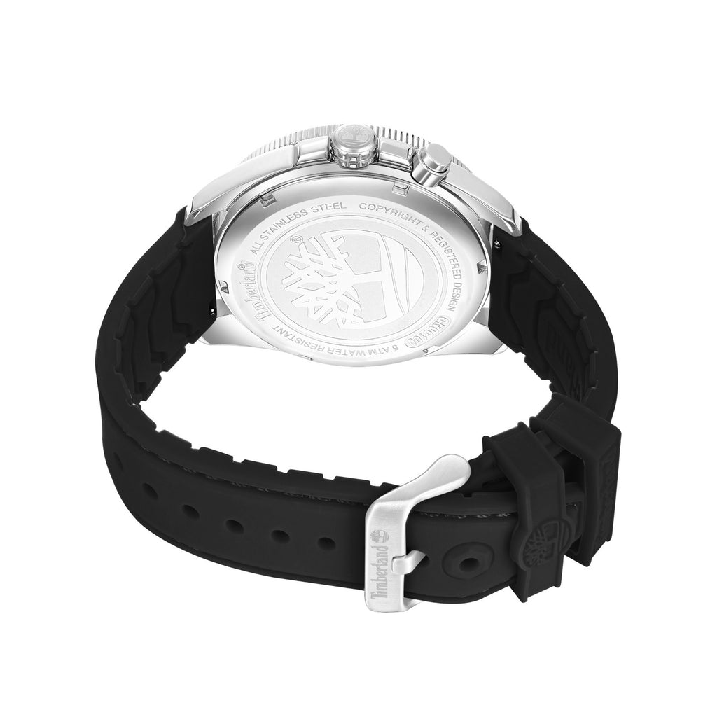Timberland Men's Analog Watch With Black Silicone Band TDWGN001001