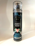 Bath & Body Works Wicked Vanilla Woods Fine Fragrance Mist Spray Splash 8oz