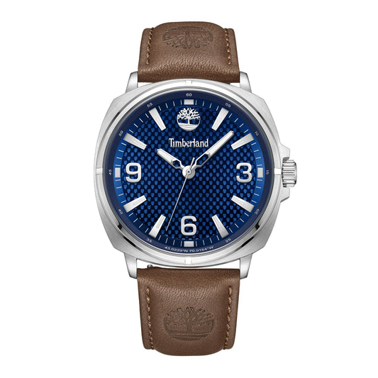 Timberland Men's Analog Watch With Brown Leather Band TDWGB2201701