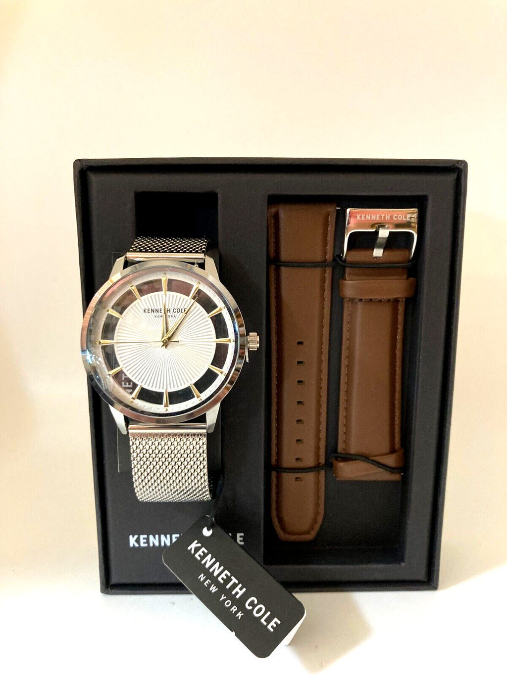 Kenneth Cole New York Men's Transparency Dial Watch Interchangeable Band KCW4762