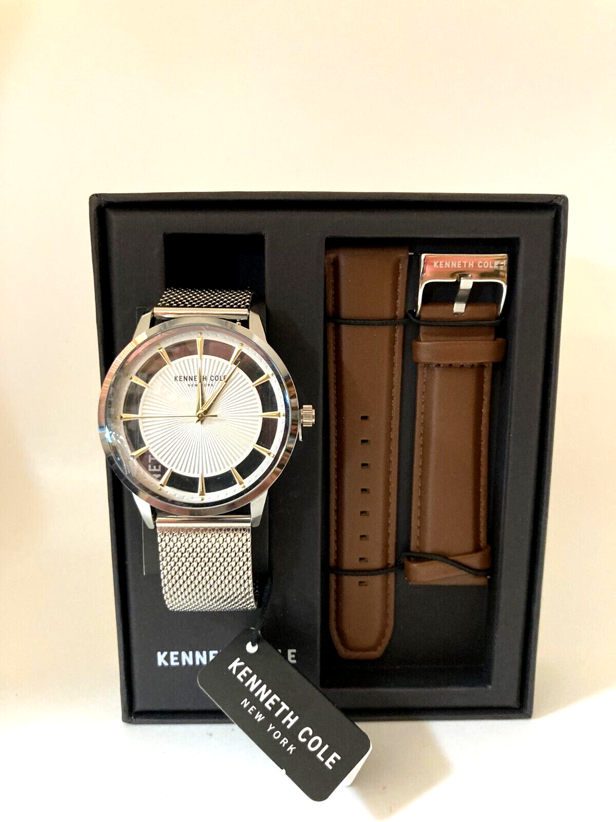 Kenneth Cole New York Men's Transparency Dial Watch Interchangeable Band KCW4762