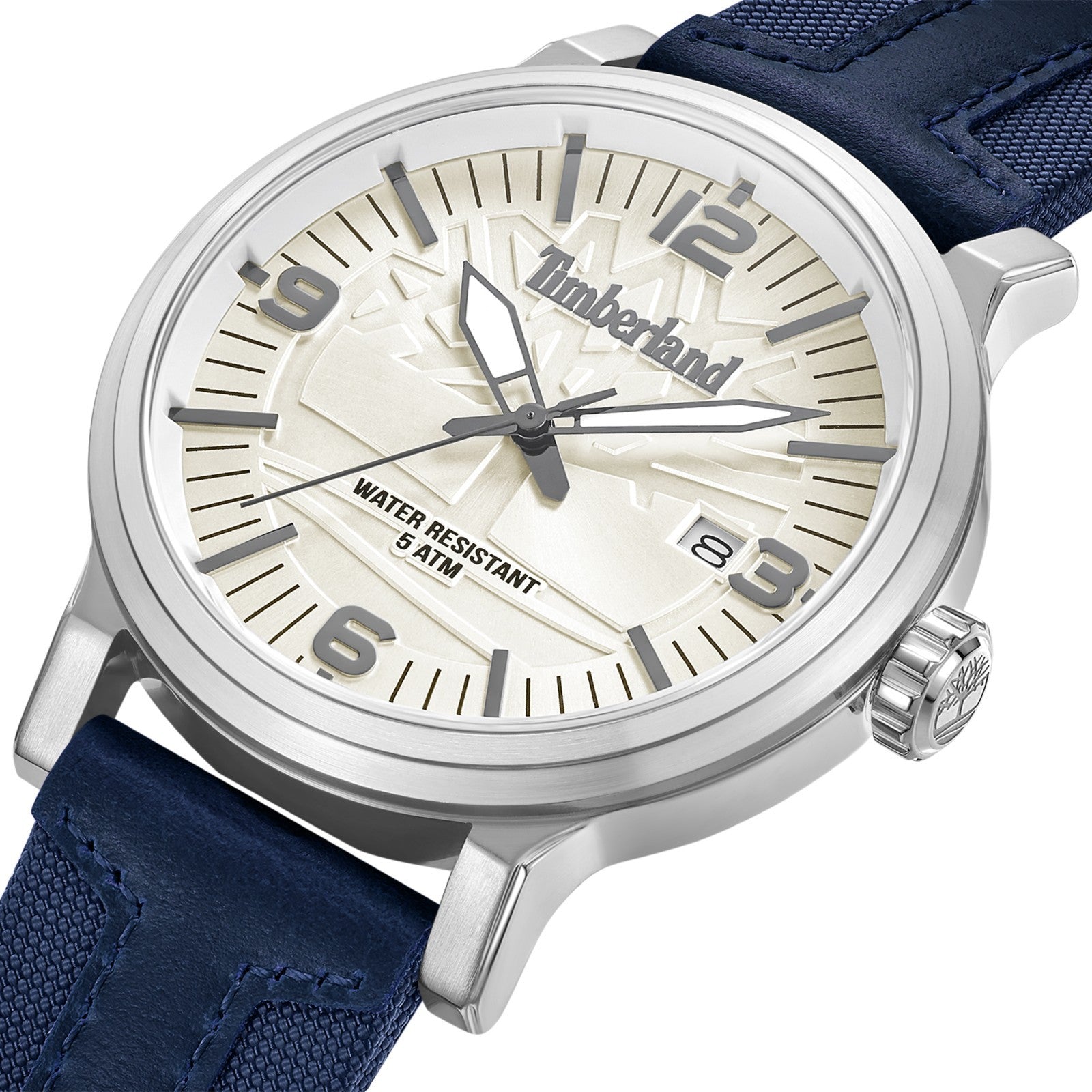 Timberland Men's Analog Watch With Blue Leather Band TDWGN0029101