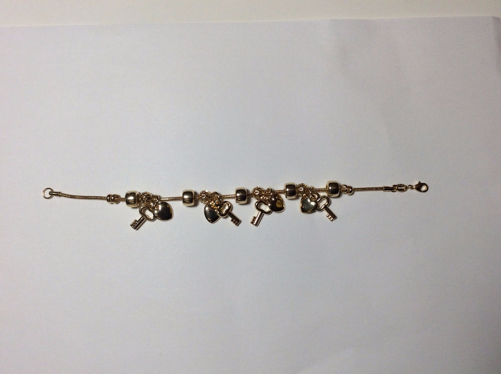 18 KARAT GOLD PLATED HIGH STYLE DESIGNER BRACELETS, 25 STYLES, YOU PICK