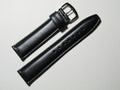 16mm Hadley-Roma MS881 XL Mens Black Oil-Tan Padded Leather Watch Band Strap