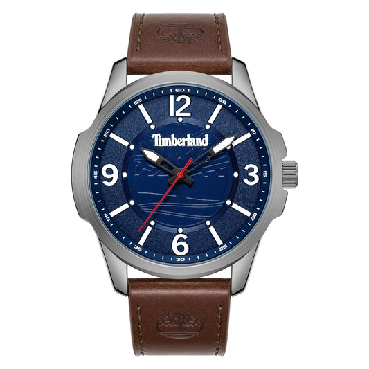 Timberland Men's Analog Watch With Brown Leather Band TDWGA9009301