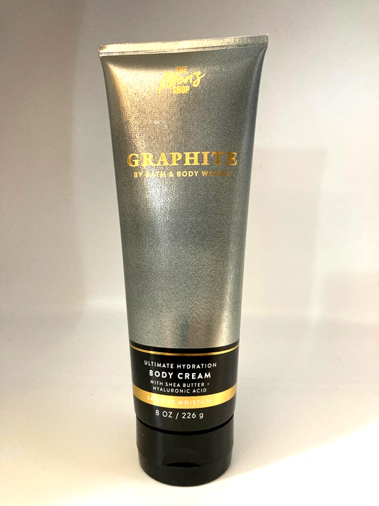 BATH & BODY WORKS GRAPHITE MEN'S COLLECTION (2025) PRESENTATION BODY CREAM 8OZ