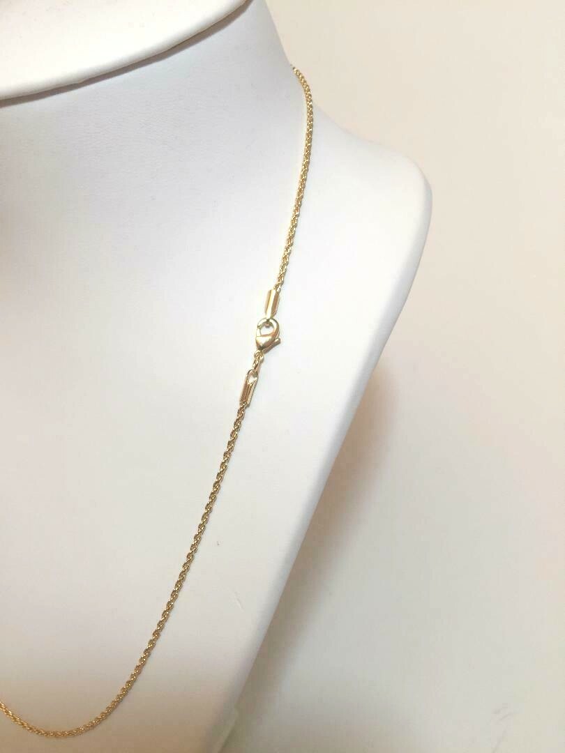 14K GOLD PLATED ROPE 035/20" CHAIN J428