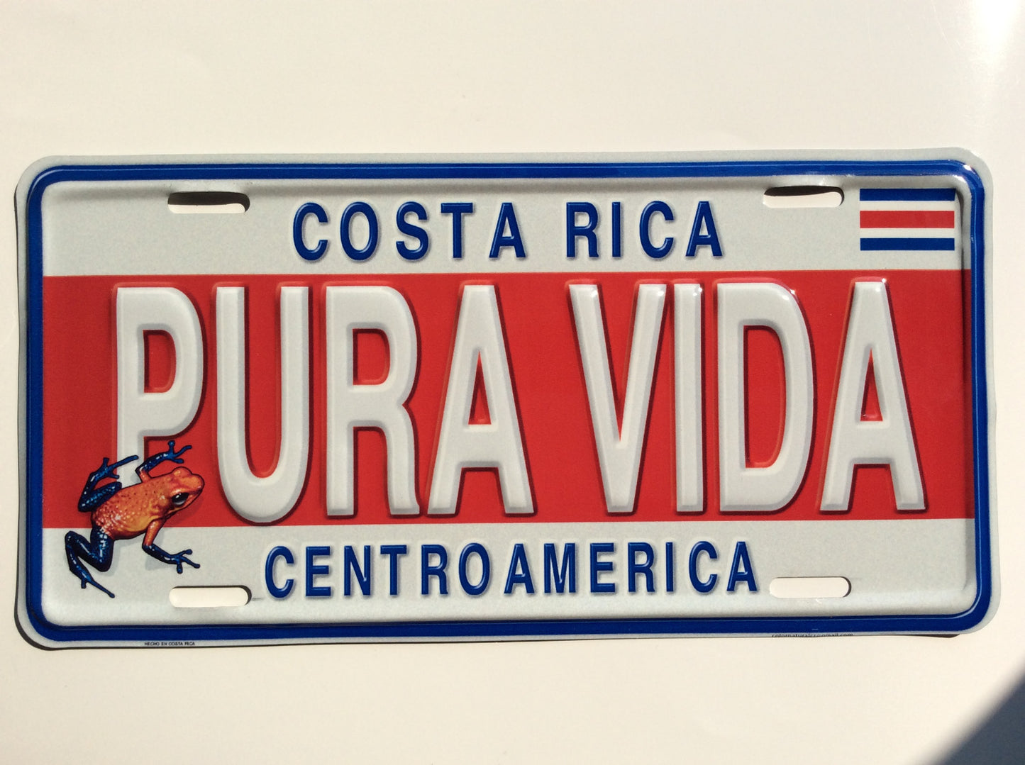 COSTA RICA PURA VIDA CENTRAL AMERICA LICENSE PLATE CRLP 10