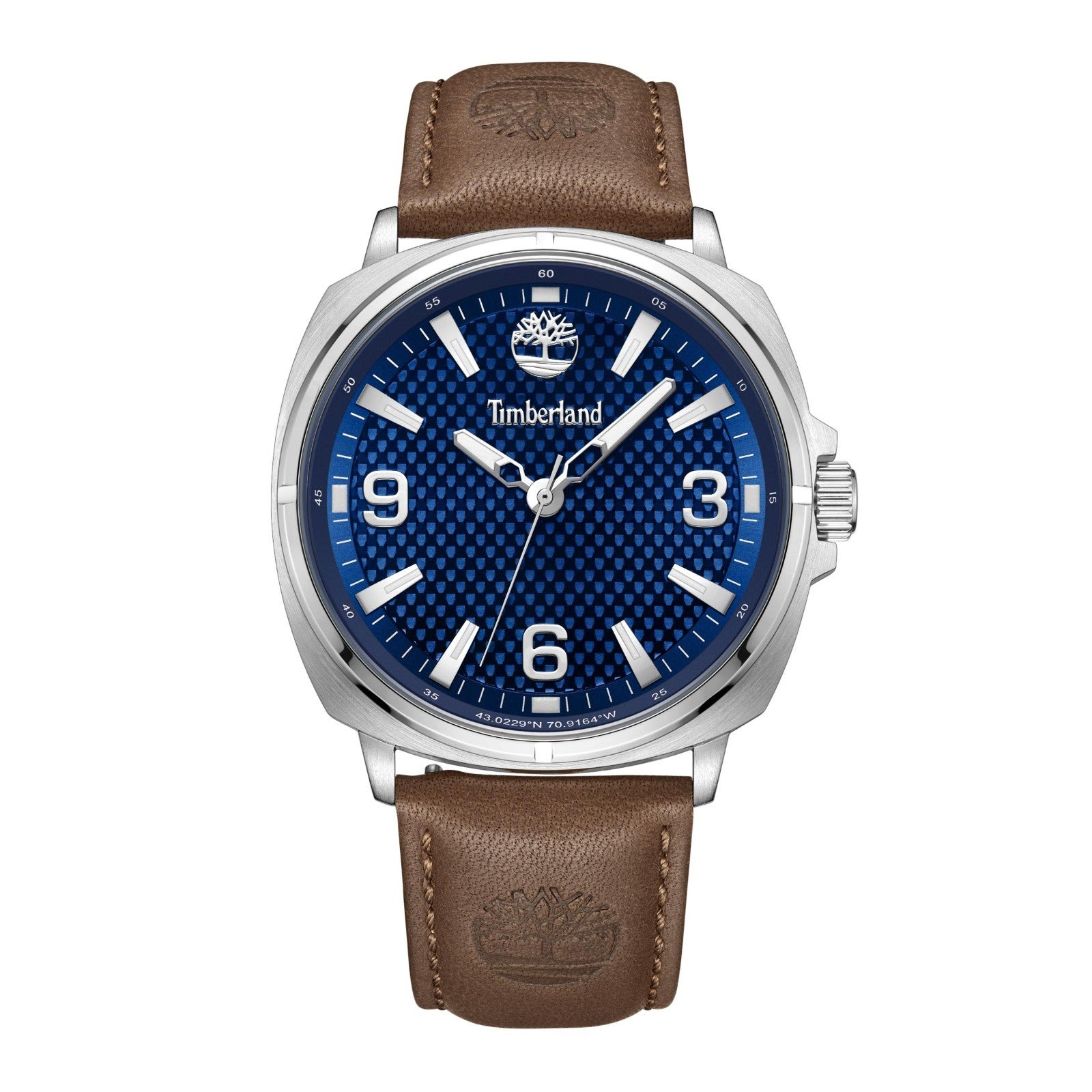 Timberland Men's Analog Watch With Brown Leather Band TDWGB2201701