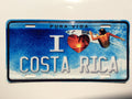 COSTA RICA PURA VIDA CENTRAL AMERICA LICENSE PLATE CRLP 27