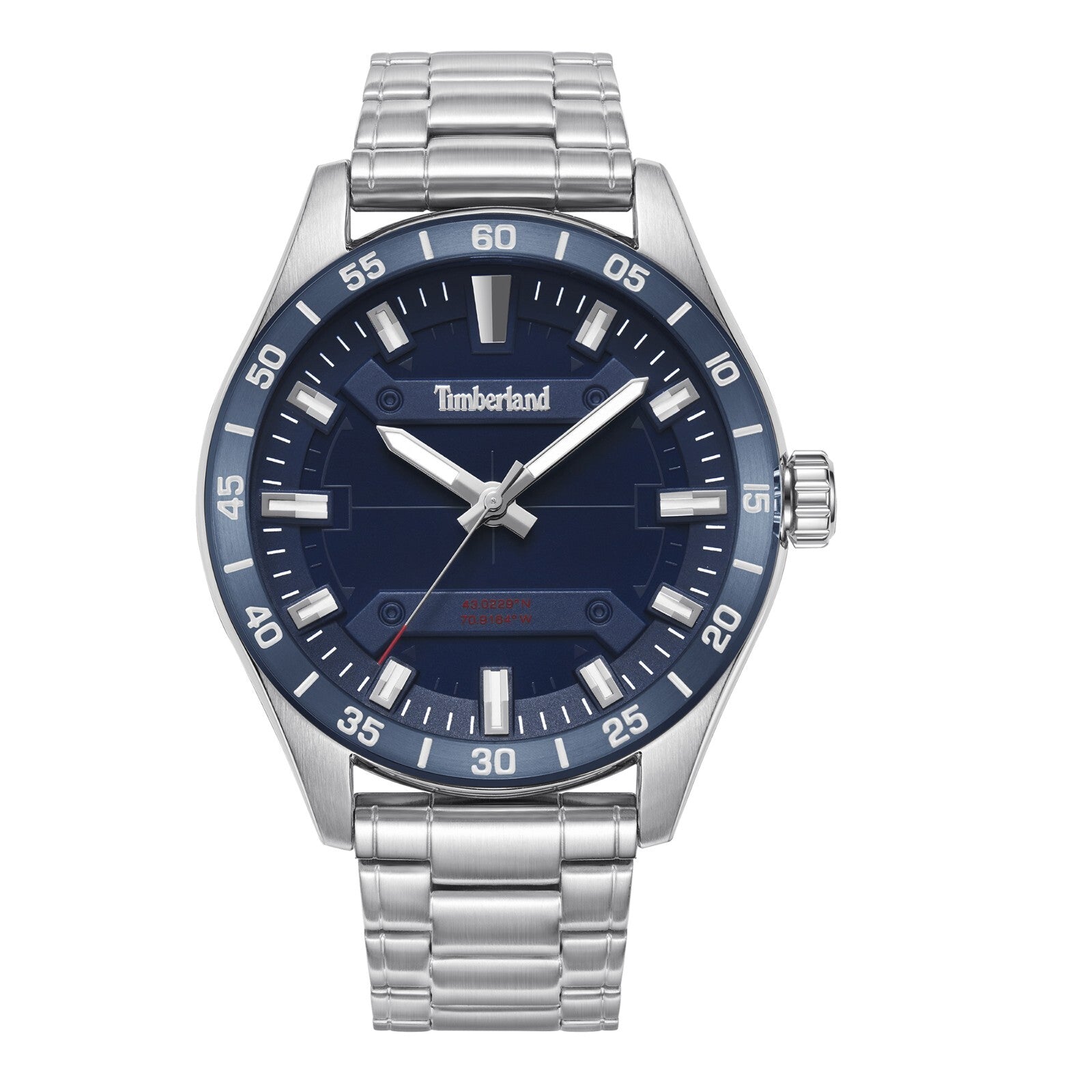 Timberland Men's Analog Watch With Stainless Steel Band TDWGG2201206
