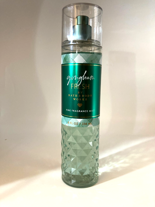Bath & Body Works Gingham Fresh Fine Fragrance Mist Spray Splash 8oz
