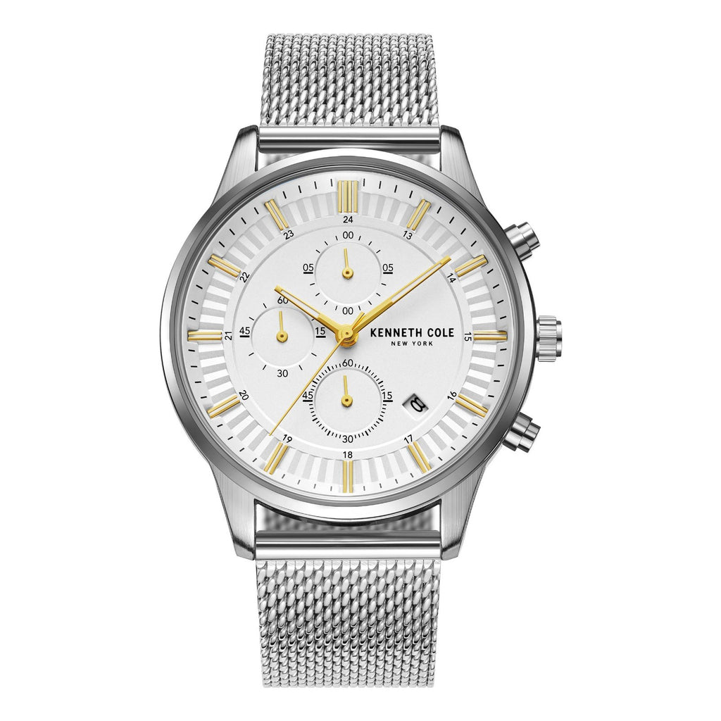 Kenneth Cole New York Men Multi Function Watch With Stainless Band KCWGK2185304