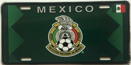MEXICAN VANITY ALUMINUM LICENSE PLATE FUTBOL MXLP 16