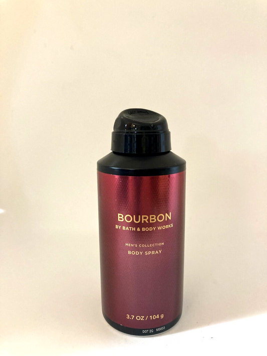 Bath and Body Works Bourbon Deodorant Deodorizing Body Spray for Men 3.7 FL OZ