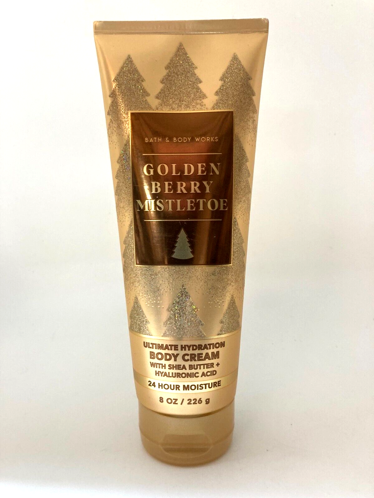 Bath and Body Works Golden Berry Mistletoe Ultimate Hydration Body Cream 8 oz