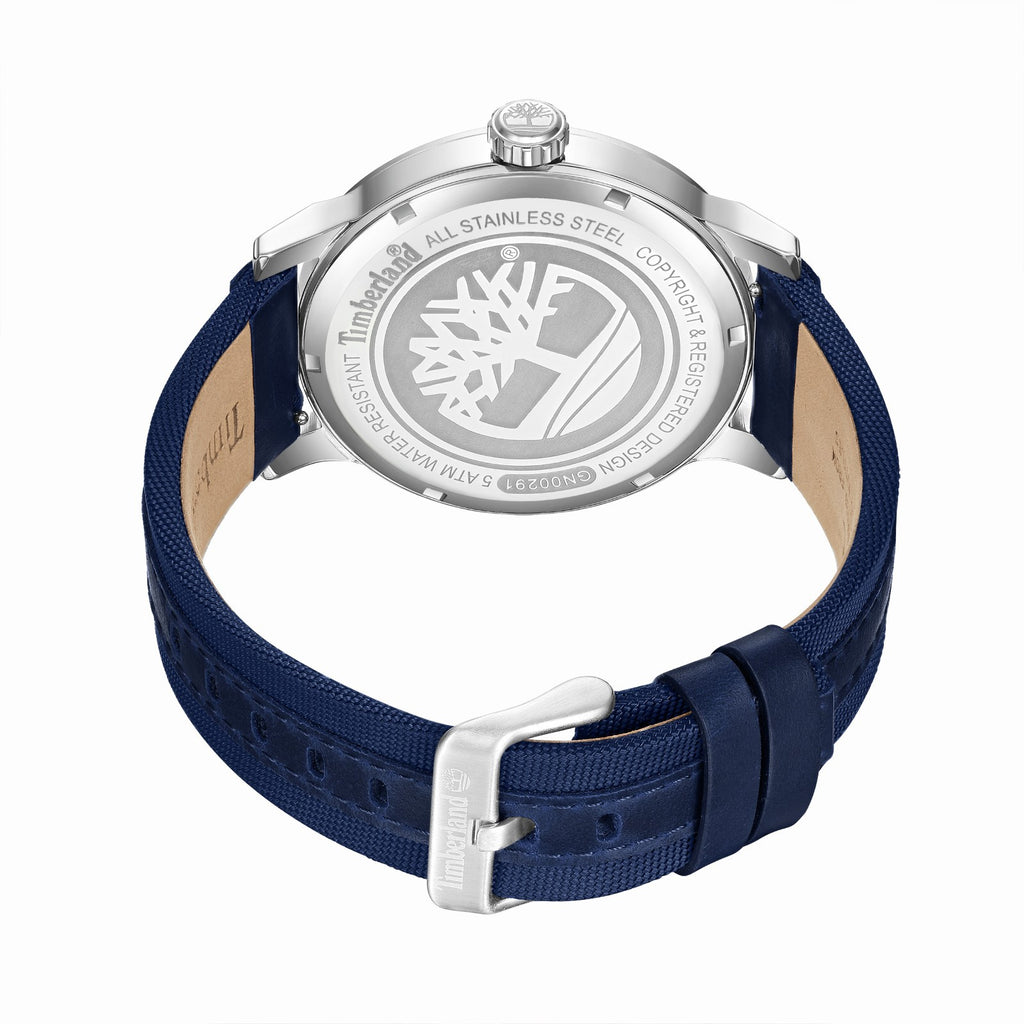 Timberland Men's Analog Watch With Blue Leather Band TDWGN0029101