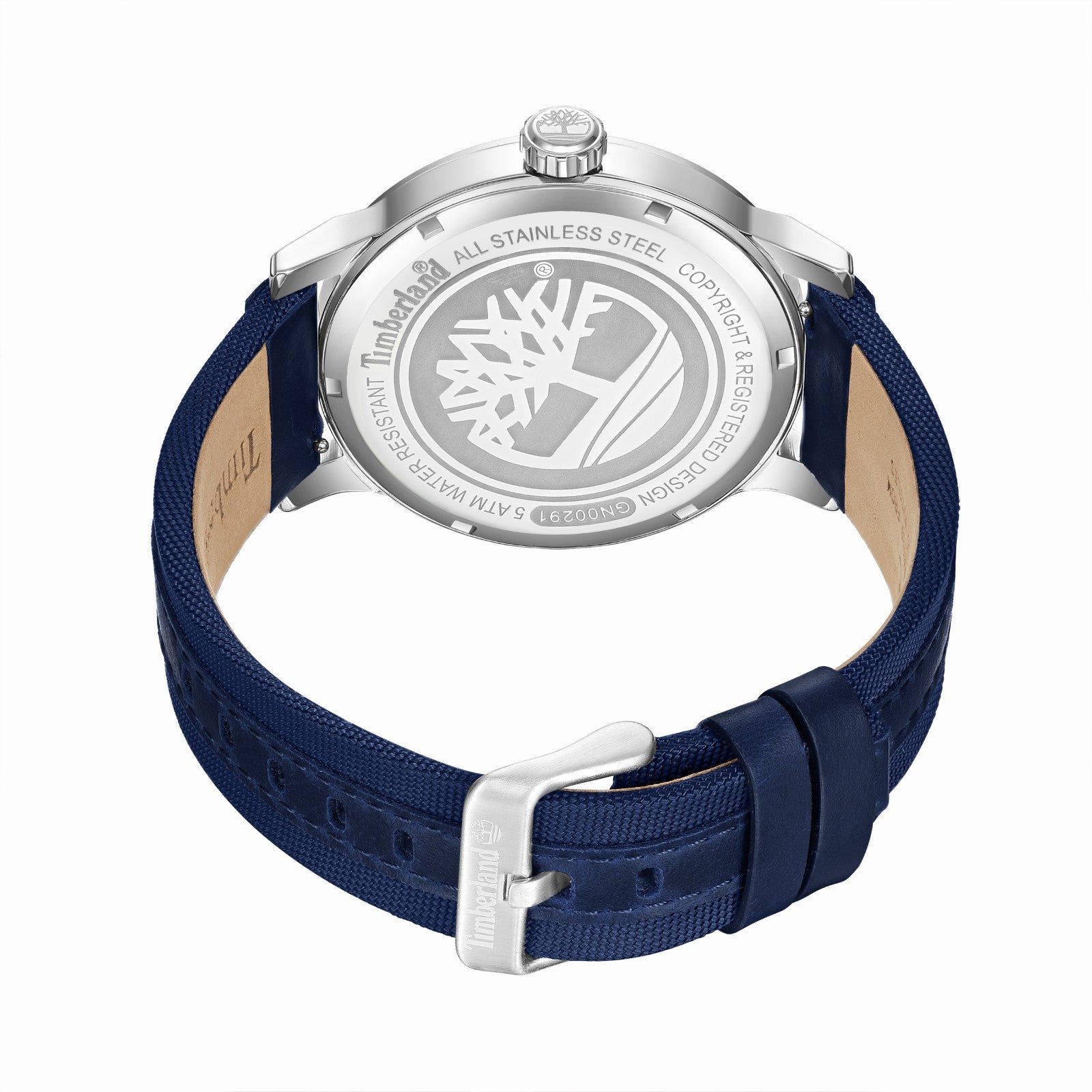 Timberland Men's Analog Watch With Blue Leather Band TDWGN0029101