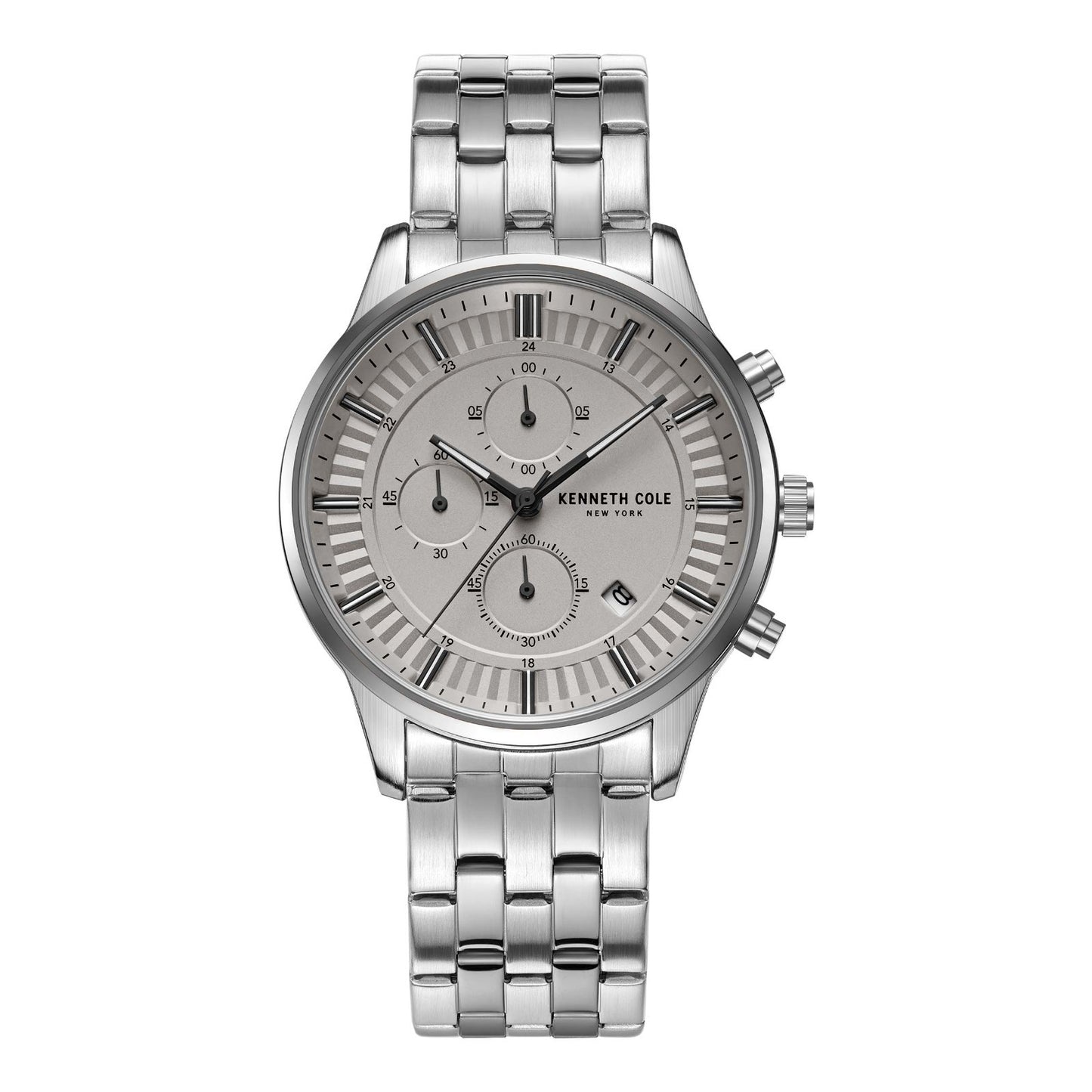 Kenneth Cole New York Men Multi Function Watch With Stainless Band KCWGK2185306