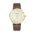 Kenneth Cole New York Men's Watch With Diamond and Leather Band KCWGA2653003