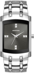 Armitron Men's Genuine Crystal Accented Stainless Steel Watch 20/4507GYSV
