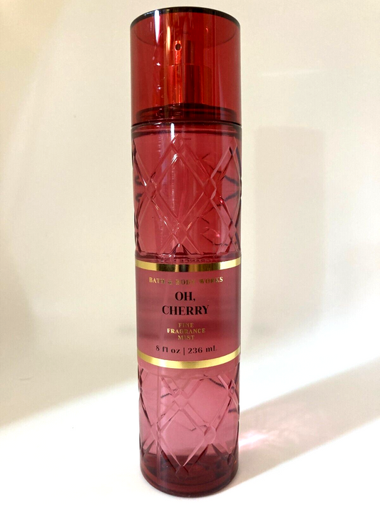 Bath & Body Works OH, CHERRY Mist Fragrance Body Mist Spray 8 oz NEW