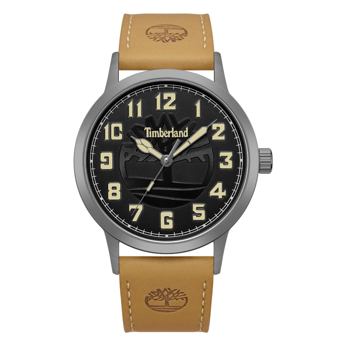 Timberland Men's Analog Watch With Tan Leather Band TDWGA9009801