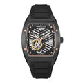 Kenneth Cole New York Men's Automatic Skeleton Watch Silicone Strap KCWGZ0046103