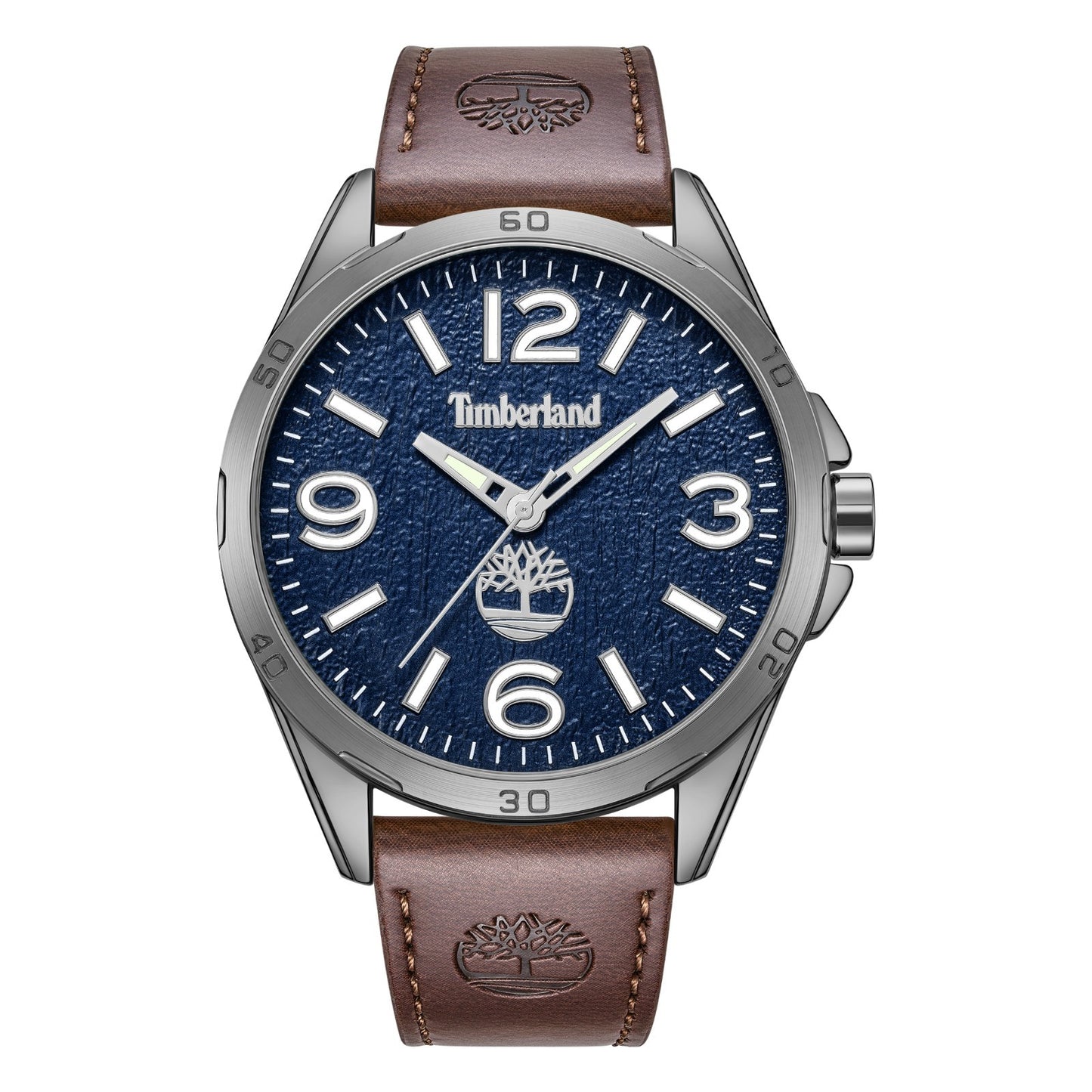 Timberland Men's Analog Watch With Brown Leather Band TDWGA9008603