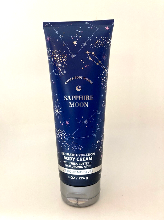 Bath and Body Works Sapphire Moon Ultimate Hydration Body Cream 8 oz