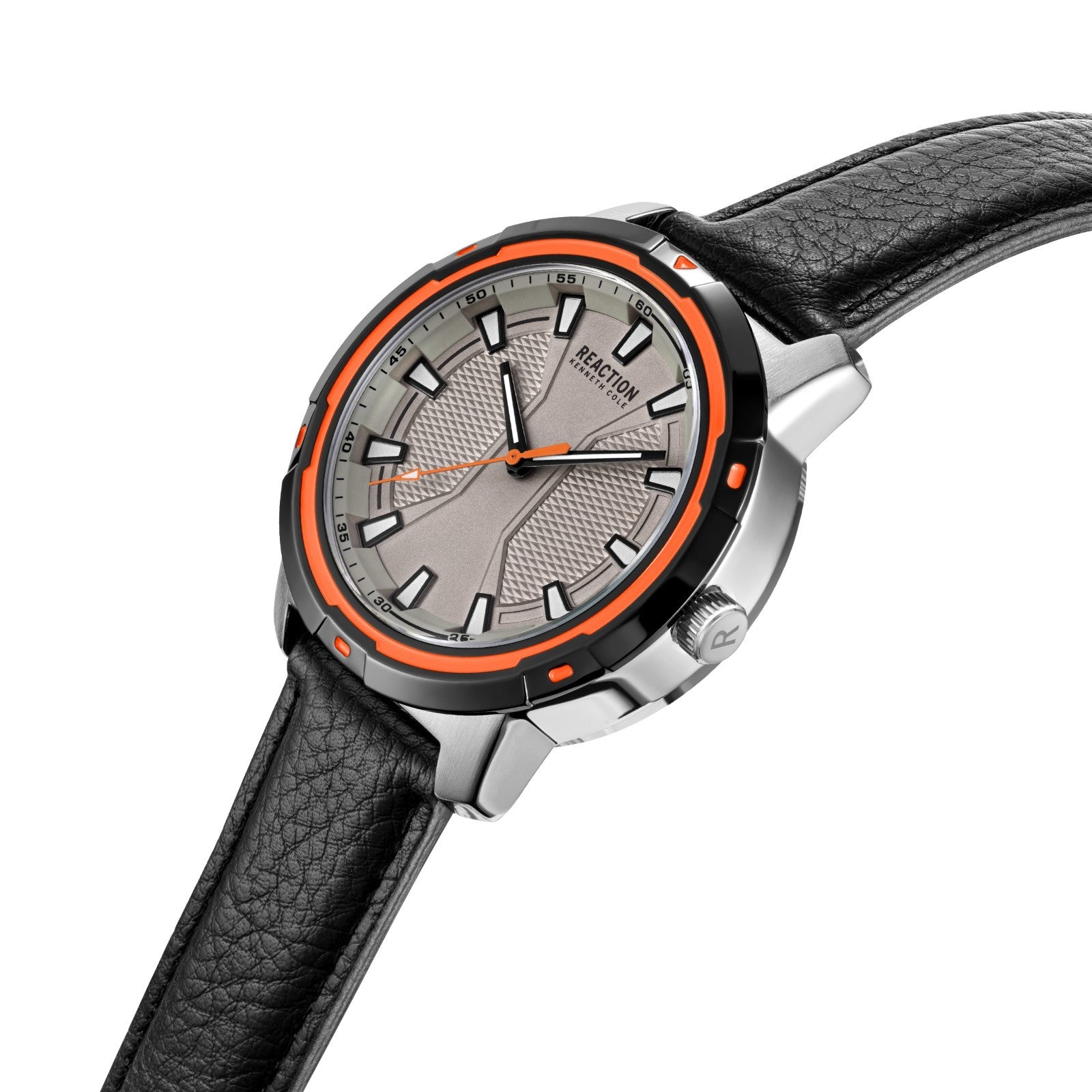 Kenneth Cole Reaction Men's Analog Watch Leather Strap KRWGA2178201