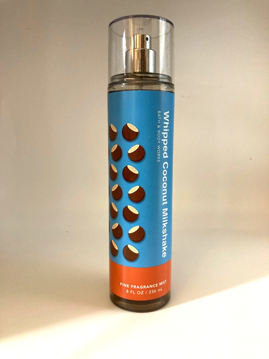 Bath & Body Works Whipped Coconut Milkshake Cake Fine Fragrance Mist Spray 8oz