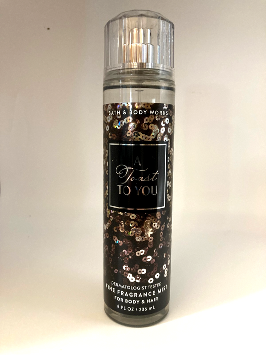 Bath & Body Works A Toast For You Fine Fragrance Mist Spray Splash 8oz