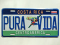 COSTA RICA PURA VIDA CENTRAL AMERICA LICENSE PLATE CRLP 32