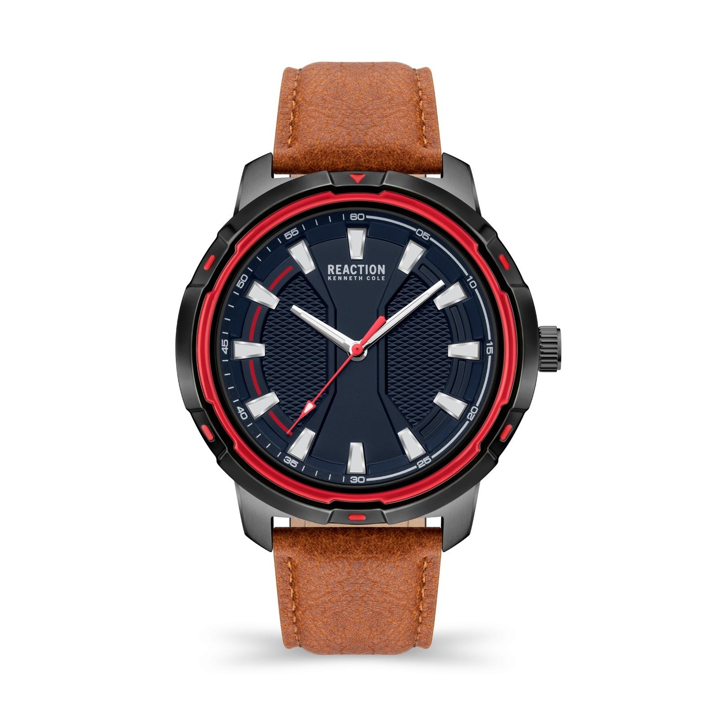 Kenneth Cole Reaction Men's Analog Watch Leather Strap KRWGA2178203