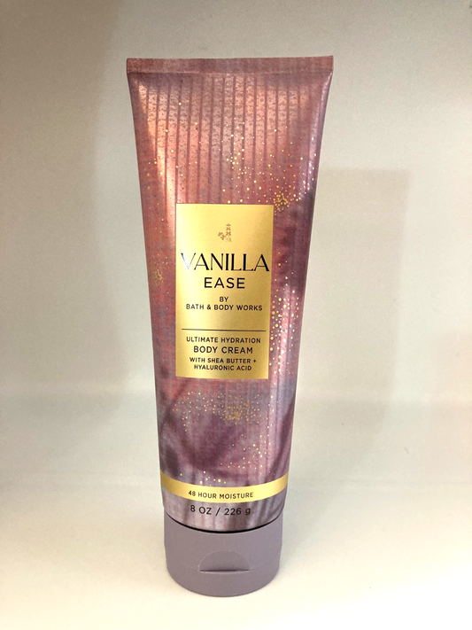 Bath and Body Works Vanilla Ease Ultimate Hydration Body Cream 8 oz
