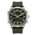 Kenneth Cole Reaction Mens Analog Digital Watch With Silicone Strap KRWGP7005901