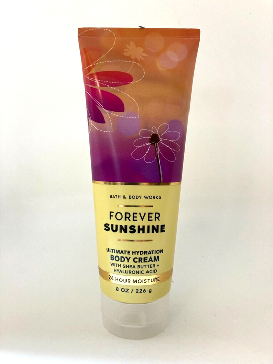 Bath and Body Works Forever Sunshine Ultimate Hydration Body Cream 8 oz