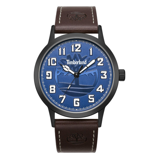 Timberland Men's Analog Watch With Brown Leather Band TDWGA9009802
