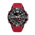 Kenneth Cole Reaction Men's Analog Digital Watch Silicone Strap KRWGP7005801